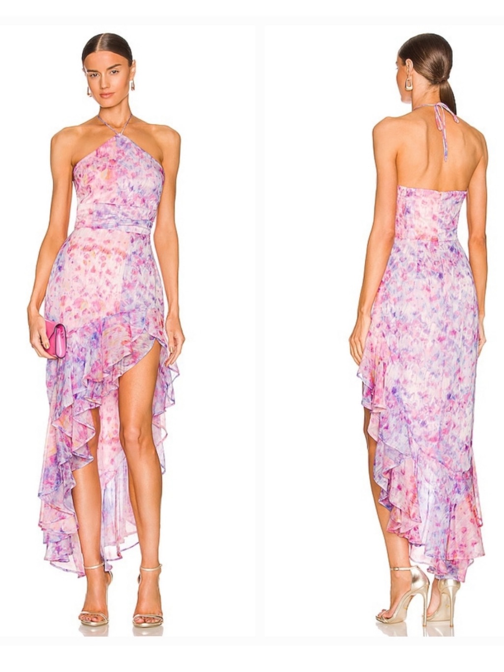 Amanda Uprichard X Revolve Carlina Dress In Cotton Candy